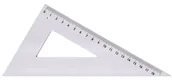 Przybory szkolne - Leniar Trójkąt metalowy 60/21 10014 LENIAR tr 0100333 - miniaturka - grafika 1