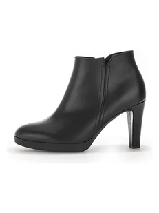 Gabor Skórzane kozaki w kolorze czarnym - Botki damskie - miniaturka - grafika 1