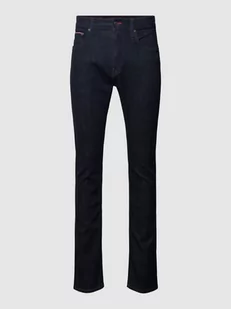 Jeansy o kroju slim fit z detalem z logo model ‘BLEECKER’ - Spodnie męskie - miniaturka - grafika 1