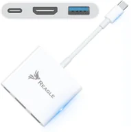 Adaptery i przejściówki - Adapter USB Reagle ADAPTER PRZEJŚCIÓWKA USB C MHL HDMI 4K 60Hz DO MACBOOK THUNDERBOLT AV PD 100W - miniaturka - grafika 1
