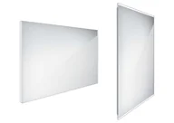Lustra - Nimco Lustra - Lustro z oświetleniem LED, 100x70 cm, aluminium ZP 9004 - miniaturka - grafika 1