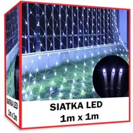 Oświetlenie świąteczne - Siatka świetlna 64 LED zimne światło IP44 1 x 1 m - miniaturka - grafika 1
