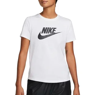 Nike Women's Top Nsw Icon Futura, White/Black, DX7906-100, M - Koszulki i topy damskie - miniaturka - grafika 1