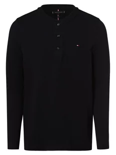 Tommy Hilfiger - Męska koszulka z długim rękawem, niebieski - Koszulki męskie - miniaturka - grafika 1