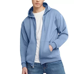 Hanes Męska bluza z kapturem, Jasnoniebieski, 3XL - Bluzy męskie - miniaturka - grafika 1