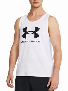Koszulka Męska Under Armour Bez Rękawów 1382883-100 Biała Na Lato Xxl - Koszulki męskie - miniaturka - grafika 1