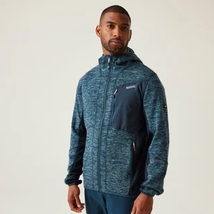 Regatta Męski polar rozsuwany Alven Niebieski, Rozmiar: L - Bluzy męskie - miniaturka - grafika 1