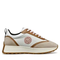 Sneakersy damskie - Sneakersy Geox D Amabel D55MDA 022FU CH61Z Beżowy - miniaturka - grafika 1