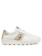 Sneakersy damskie - Geox Sneakersy D Spherica ECUB-1 D46WEA 00085 C1ZH6 Biały - miniaturka - grafika 1