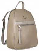 Plecaki - Praktyczny miejski plecak damski ze skóry ekologicznej — David Jones - miniaturka - grafika 1