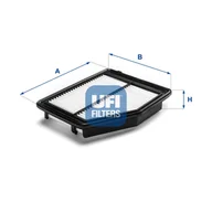 Filtry powietrza - Filtr powietrza UFI Filtry 30.A54.00 - miniaturka - grafika 1
