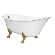 Wanny - Kerra Wanna wolnostojąca Antica z akcesoriami w kolorze mosiądz, komplet - miniaturka - grafika 1