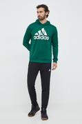 Dresy męskie - adidas dres męski kolor zielony - miniaturka - grafika 1