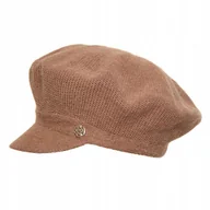 Moda i Uroda OUTLET - Kaszkiet damski z angory Beatriz Brąz - miniaturka - grafika 1