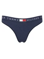 Majtki damskie - Tommy Hilfiger Stringi UW0UW06039 Granatowy - miniaturka - grafika 1