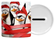 Skarbonki - SKARBONKA DLA DZIECI PINGWINY Z MADAGASKARU - miniaturka - grafika 1