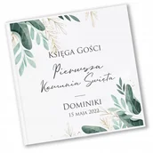Wesele i ślub - KSIĘGA GOŚCI KOMUNIA ŚWIĘTA PAMIĄTKA EUKALIPTUS Y2 - miniaturka - grafika 1