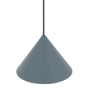 Metalowa lampa stożkowa ZENITH 11491 zwis niebieski - Lampy sufitowe - miniaturka - grafika 1