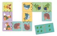 Klocki - Djeco Domino Dieren - miniaturka - grafika 1