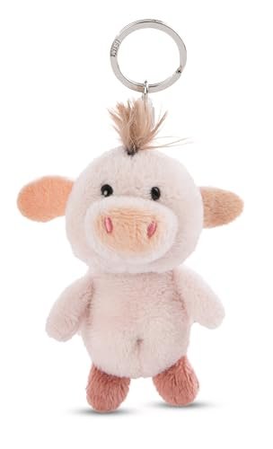 NICI 62246 Brelok do kluczy, świnka Pigwick, wierny towarzysz przy plecaku lub torbie, zawieszka, wisioek dla małych i dużych, 10 cm, różowy