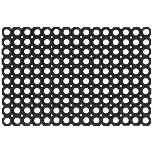 vidaXL Gumowe maty, wycieraczki, 2 szt., 16 mm, 60 x 80 cm - Wycieraczki - miniaturka - grafika 1