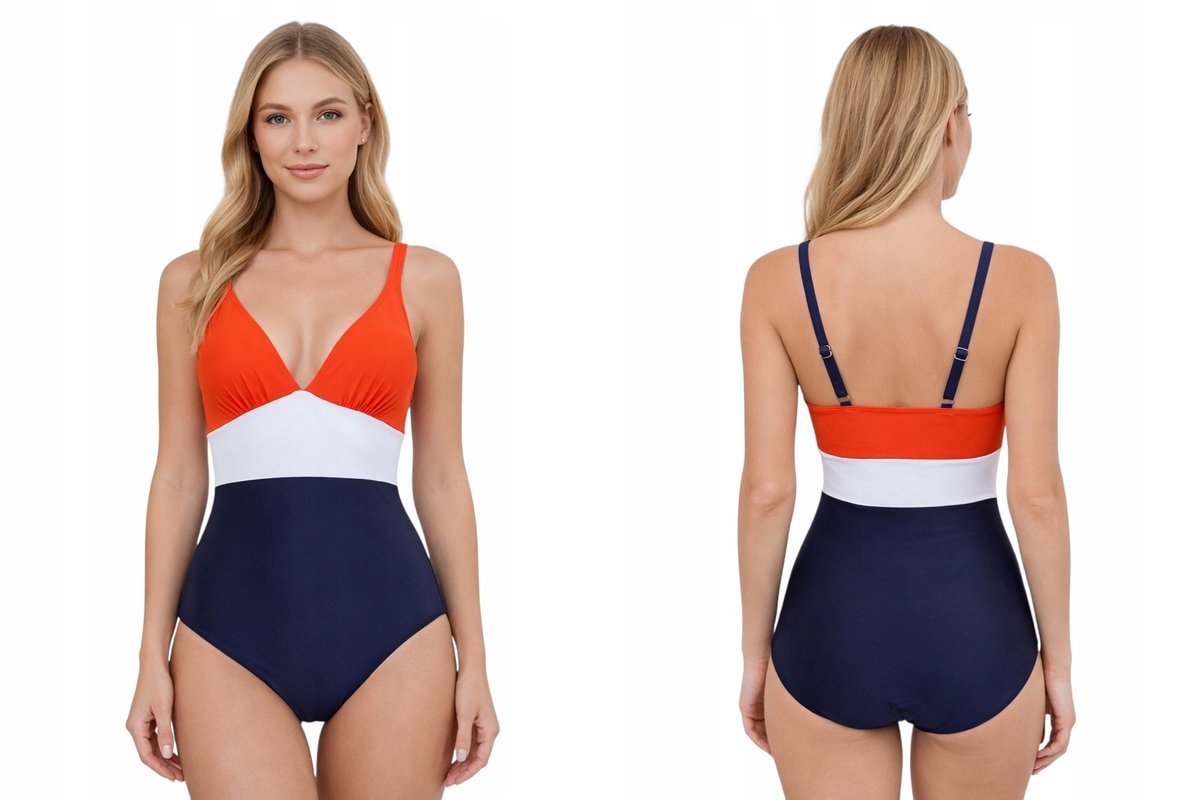 MODELUJĄCY STRÓJ KĄPIELOWY DAMSKI JEDNOCZĘŚCIOWY – WYSZCZUPLAJĄCY