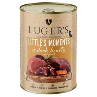 Mokra karma dla psów - Karma dla psa LUGER’S Little's Moments Serce z kaczki i marchewką 400 g - miniaturka - grafika 1
