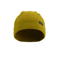 Czapki i chusty sportowe męskie - COMPRESSPORT Czapka zimowa PODIUM BEANIE ceylon yellow - miniaturka - grafika 1