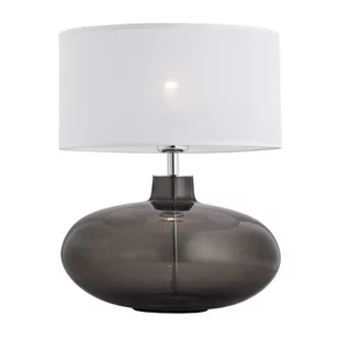 Argon Lampa stołowa SEKWANA 3050 1pł Chrom przezroczysty dymny biały - Lampy stojące - miniaturka - grafika 1