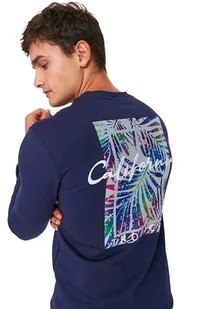 TRENDYOL MAN BLUZA MĘSKA GRANATOWA DŁUGI RĘKAW NADRUK NA PLECACH M 5DA - Bluzy męskie TRENDYOL MAN BLUZA MĘSKA GRANATOWA DŁUGI RĘKAW NADRUK NA PLECACH M 5DA - Bluzy męskie - miniaturka - grafika 1