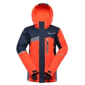 Kurtki narciarskie - Kurtka dziecięca narciarska 10.000 Alpine Pro Dearo 2 k.czerwony r.104-110 - miniaturka - grafika 1
