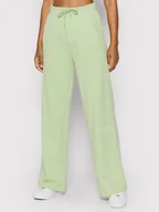 Spodnie sportowe damskie - Calvin Klein Jeans Spodnie dresowe J20J218701 Zielony Relaxed Fit - miniaturka - grafika 1