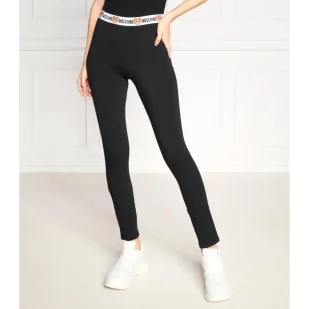 Moschino Underwear Legginsy | Regular Fit - Spodnie damskie - miniaturka - grafika 1