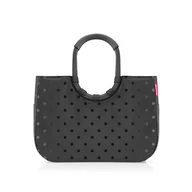 Torby i wózki na zakupy - Torba LOOPSHOPPER L FRAME, glossy dots black, Reisenthel - miniaturka - grafika 1