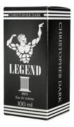 Wody i perfumy męskie - Christopher Dark Men Legend Woda toaletowa 100ml - miniaturka - grafika 1