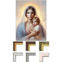 Obraz Matka Boża i Dzieciątko Jezus - Ikony i obrazy sakralne Obraz Matka Boża i Dzieciątko Jezus - Ikony i obrazy sakralne - miniaturka - grafika 1