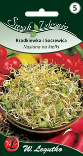 Legutko Rzodkiewka i soczewica - Nasiona na kiełki - miniaturka - grafika 1