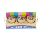 Decoupage - Trendhaus Pieczątki motywacyjne drewniane 3 szt. - miniaturka - grafika 1