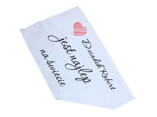 Ręcznik personalizowany na dzień dziadka - 30x50 cm - Gadżety na imprezę Ręcznik personalizowany na dzień dziadka - 30x50 cm - Gadżety na imprezę - miniaturka - grafika 1