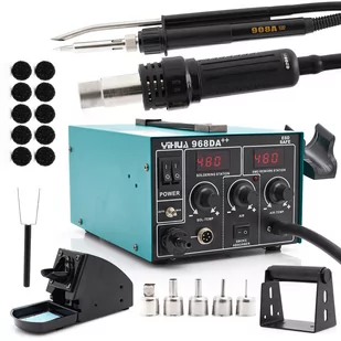Stacja lutownicza Hot-Air 3w1 YIHUA 968DA++ 5 DYSZ - Lutownice - miniaturka - grafika 1