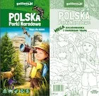 Atlasy i mapy - Polska Parki Narodowe - mapa + mega kolorowanka - miniaturka - grafika 1