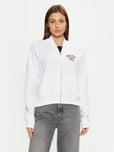 Bluzy damskie - Guess Jeans Bluza W5RQ22 K68I4 Biały Regular Fit - miniaturka - grafika 1