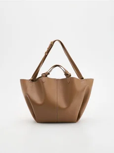 Reserved - Torebka shopper - brązowy - Torebki damskie - miniaturka - grafika 1
