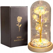 Dekoracje domu - Wieczna Róża W Szkle Świecąca Led Prezent Pudełko - miniaturka - grafika 1