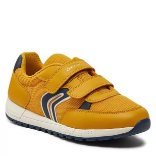 Sneakersy Geox J Alben Boy J459EC 01454 C2PF4 D Ochreyellow/Navy - Buty dla chłopców - miniaturka - grafika 1