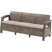 Sofy ogrodowe - Sofa ogrodowa KETER Corfu II Max Love - OAT 258978 Cappuccino - miniaturka - grafika 1
