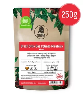 Kawa ziarnista Ingagi Coffee Brazil Sitio Das Colinas Mirabilis 250g - Kawa - miniaturka - grafika 1