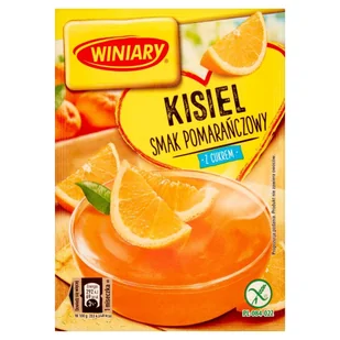 Winiary Kisiel z cukrem smak pomarańczowy 77 g - Kisiel - miniaturka - grafika 1