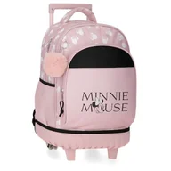 Plecaki - Joumma Disney Minnie Heads Plecak kompaktowy 2 kółka Różowy 33x44x21 cm Poliester 30,24L, Różowy kolor, Talla única, Kompaktowy plecak 2 koła - miniaturka - grafika 1