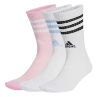 Skarpetki sportowe męskie - 3-Stripes Cushioned Crew Socks 3 Pairs - miniaturka - grafika 1